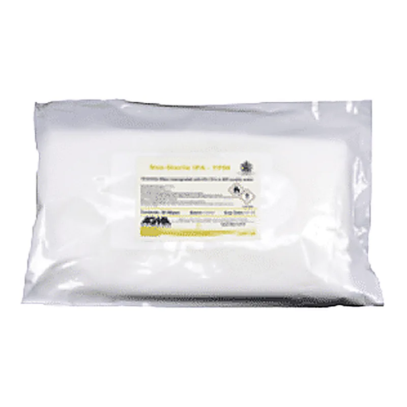 NON-STERILE IPA 70% IN WFI 4YPIN ECONOMY POUCH WIPES 30 GSM
