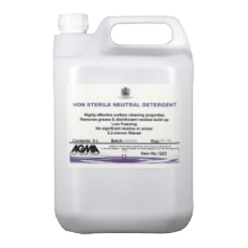 NON-STERILE NEUTRAL DETERGENT IN WFI 5L BOTTLE