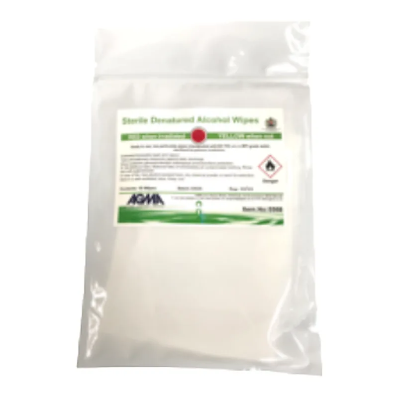 STERILE DE 70% IN WFI HIGH QUALITY WIPES 68 GSM