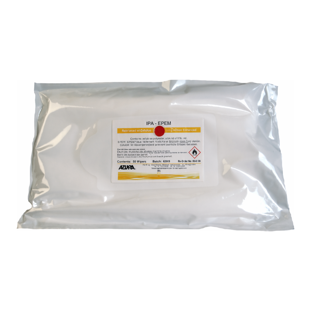 STERILE IPA 70% IN WFI 4YPIN ECONOMY POUCH WIPE 30 GSM