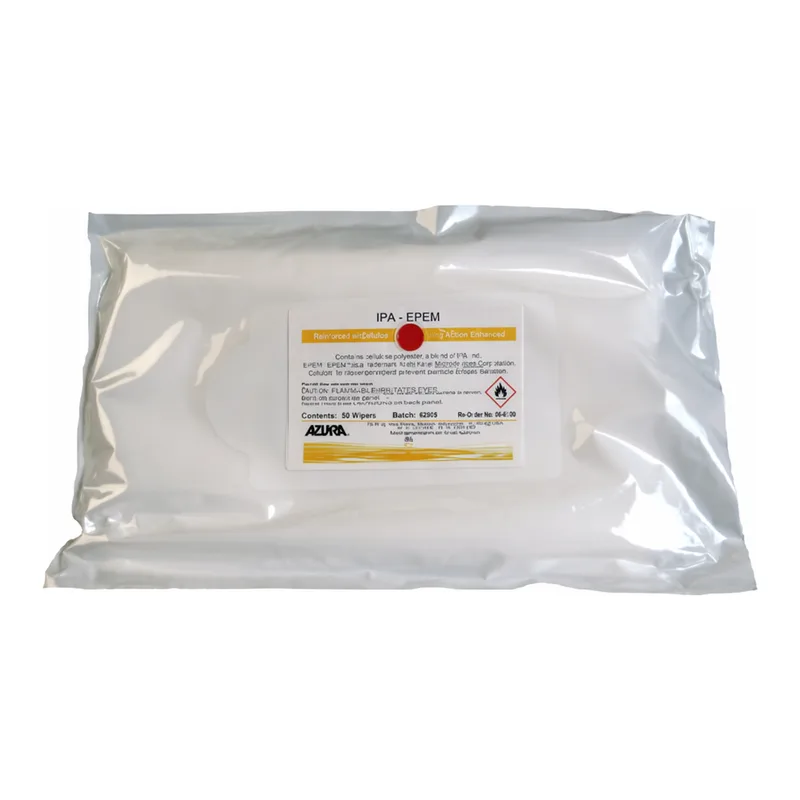 STERILE IPA 70% IN WFI 4YPIN ECONOMY POUCH WIPE 30 GSM