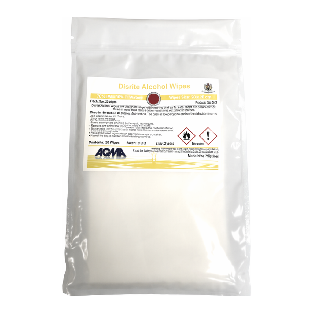 STERILE IPA 70% IN WFI HIGH QUALITY WIPES 68 GSM