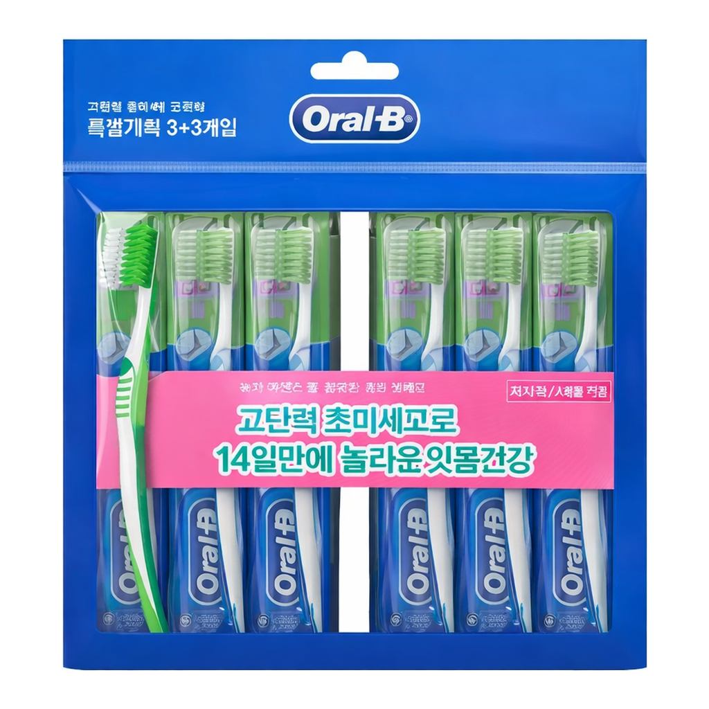 OFFICENEX 오랄비 초미세모 그린티(3+3)