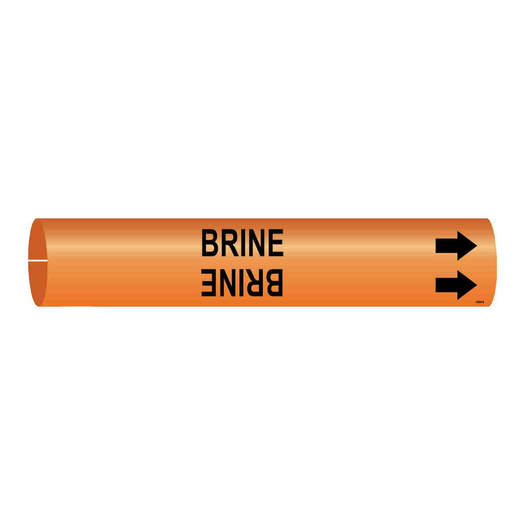 Brady BRINE Snap-On/Strap-On Pipe Marker