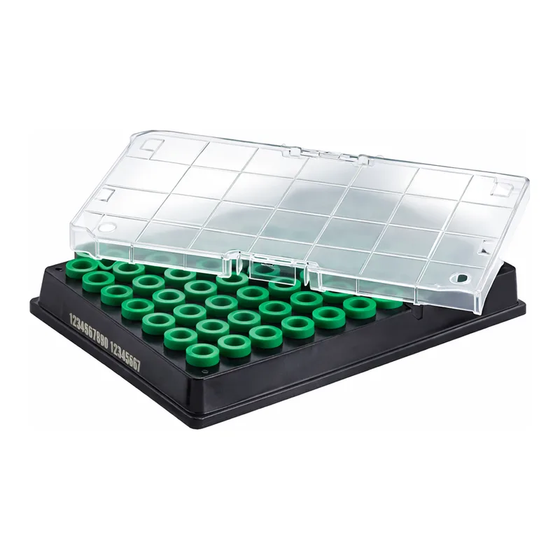 Greiner Bio One CRYO.S BIOBANKING TUBES, 300 µL, 2D CODES,RACK WITH 96 CAPPED TUBES, WITH SCREW CAP GREEN, 5 RACKS/BAG, 1 MANUAL CAPPING TOOL