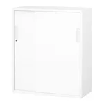 AS ONE Chemical-Resistant Double Sliding Storehouse 3 Sheets Steel Door