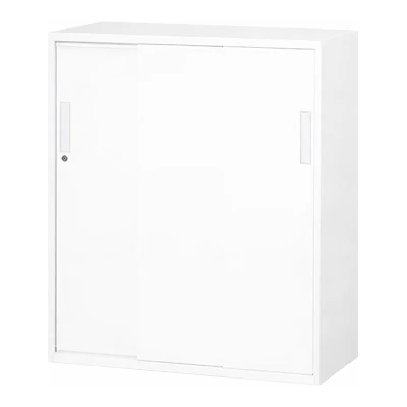 AS ONE Chemical-Resistant Double Sliding Storehouse 3 Sheets Steel Door