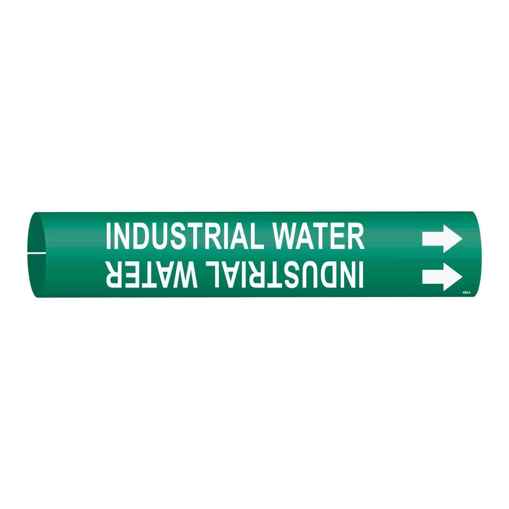 Brady INDUSTRIAL WATER Snap-On Pipe Marker