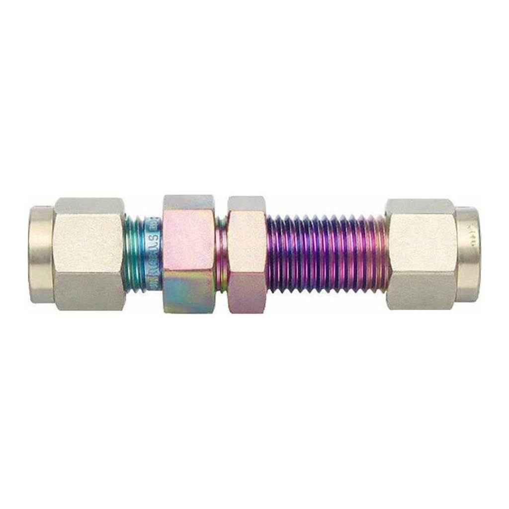 Restek Siltek Fittings, 1/8in Bulkhead Union Swagelok# SS-200-61