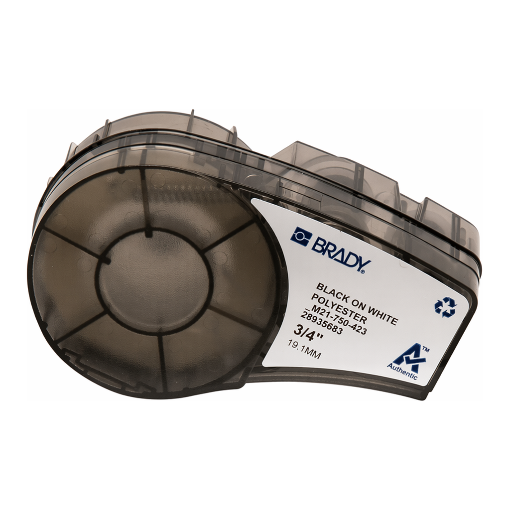 Brady Harsh Environment Multi-Purpose Polyester Labels with Ribbon for M21 Printers