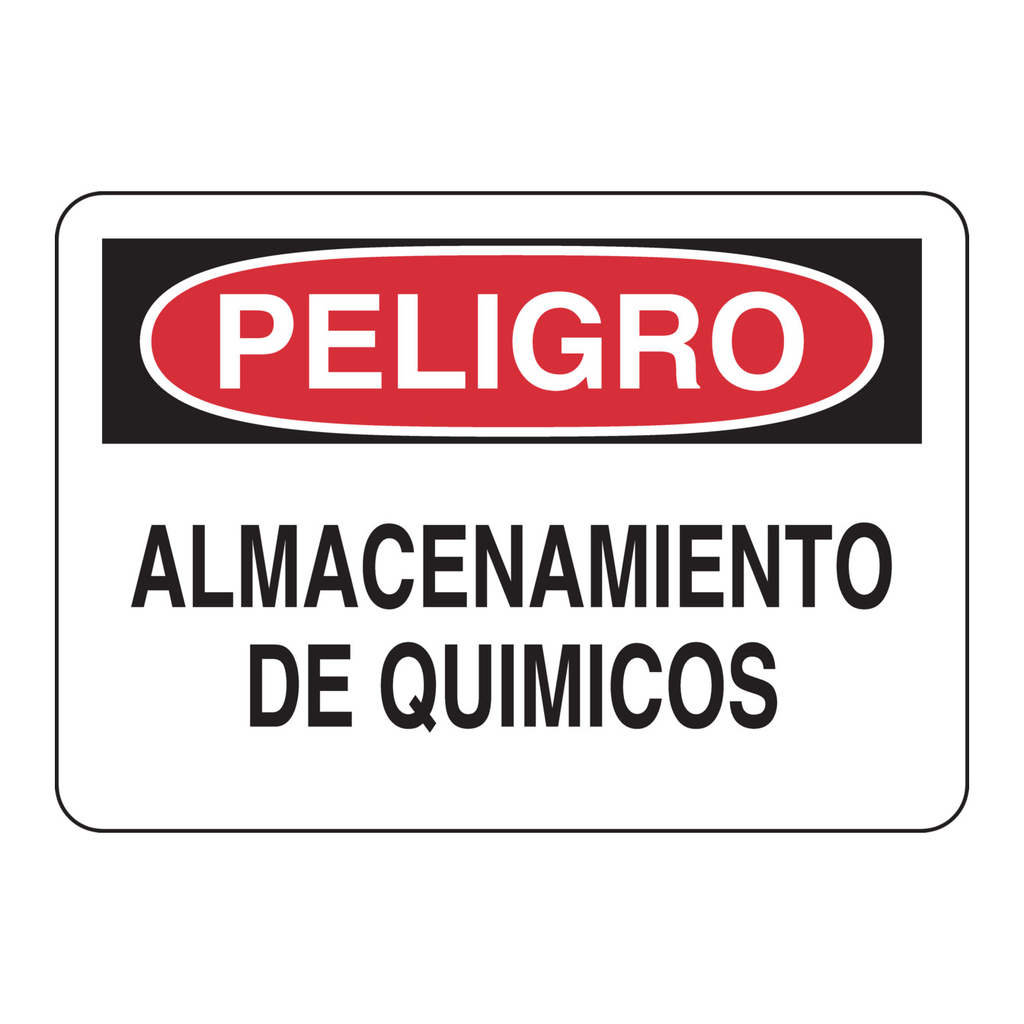 Brady PELIGRO Almacenamiento De Quimicos Sign