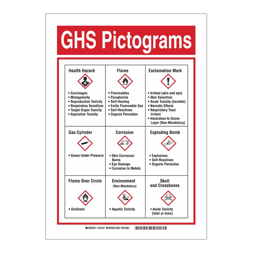Brady GHS Pictogram Sign