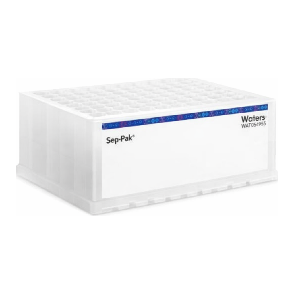Waters Sep-Pak tC18 96-well Plate, 40 mg Sorbent per Well, 37 - 55 µm, 1/pk