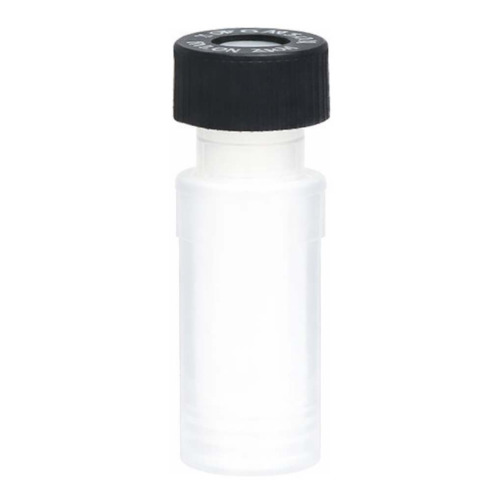 Restek Filter Vials, 0.2um Nylon, Non-Slit Cap 100-pk., Thomson SINGLE StEP nano Black Cap
