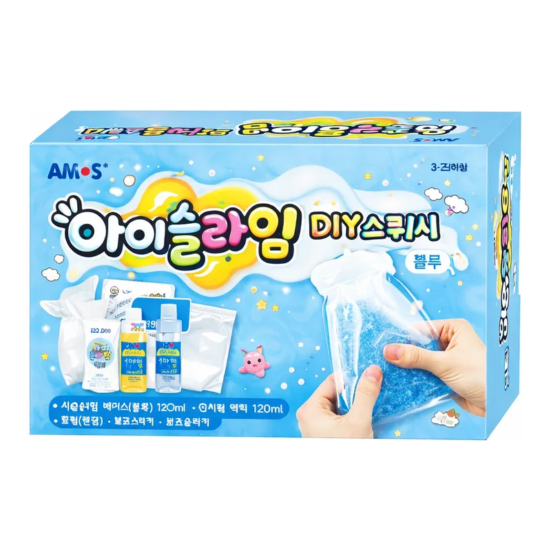 OFFICENEX 아이슬라임 DIY 스퀴시 (블루)