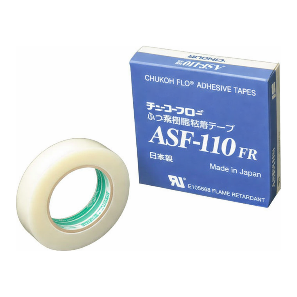 AS ONE CHUKOH® FLO Adhesive Tape, 불소수지필름 점착 테이브