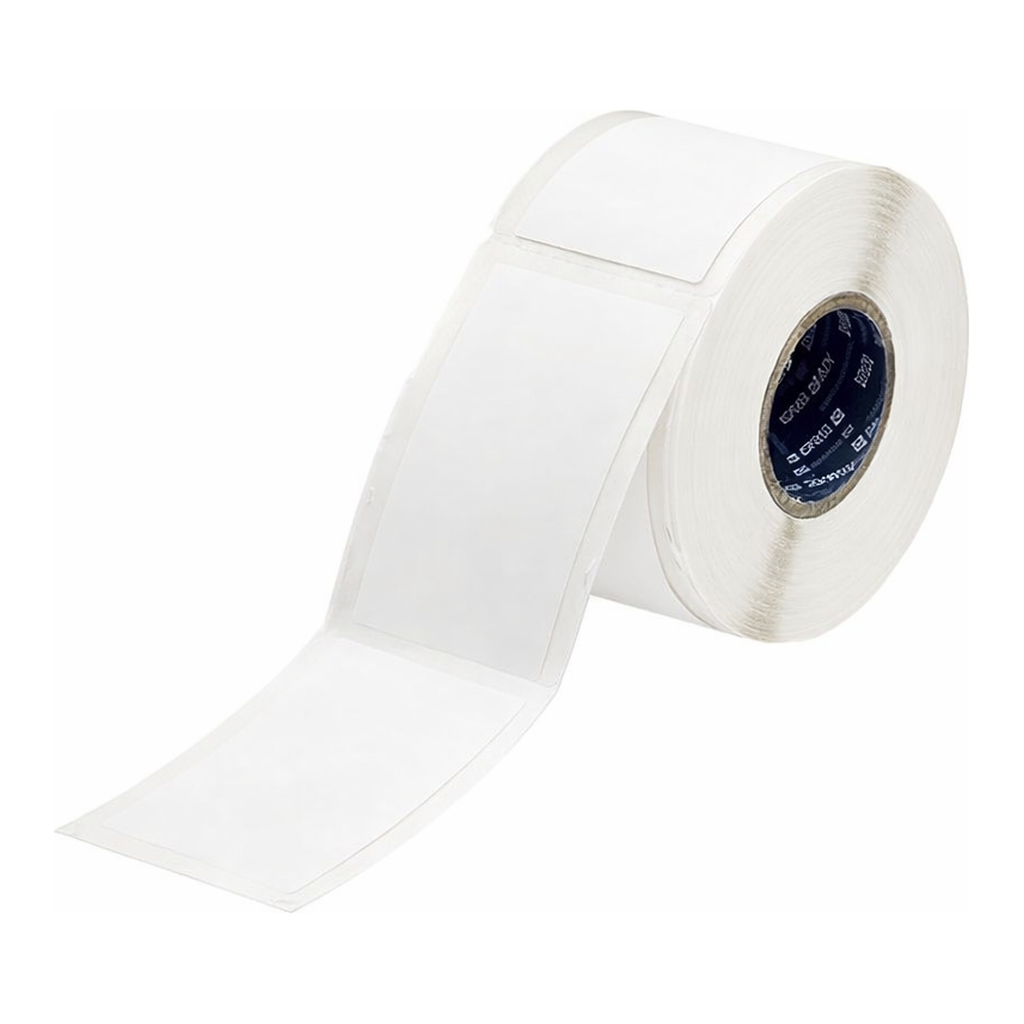 Brady PermaShield Vinyl Labels with Overlaminate for J2000 Printers