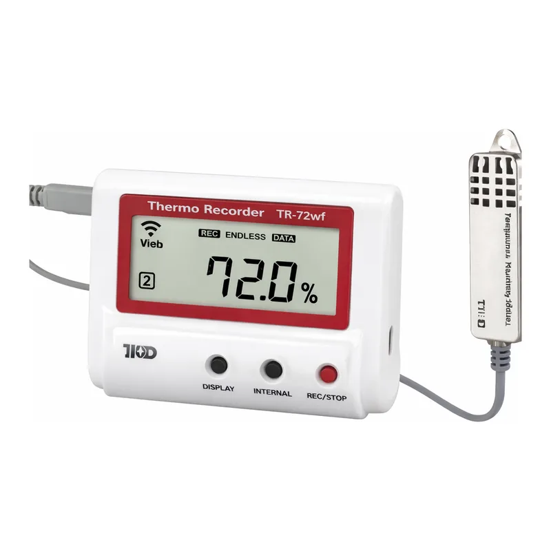 AS ONE Temperature and Humidity Data Logger (High Precision Wide Range Type), 온습도 기록계 (고정밀 광범위 타입)