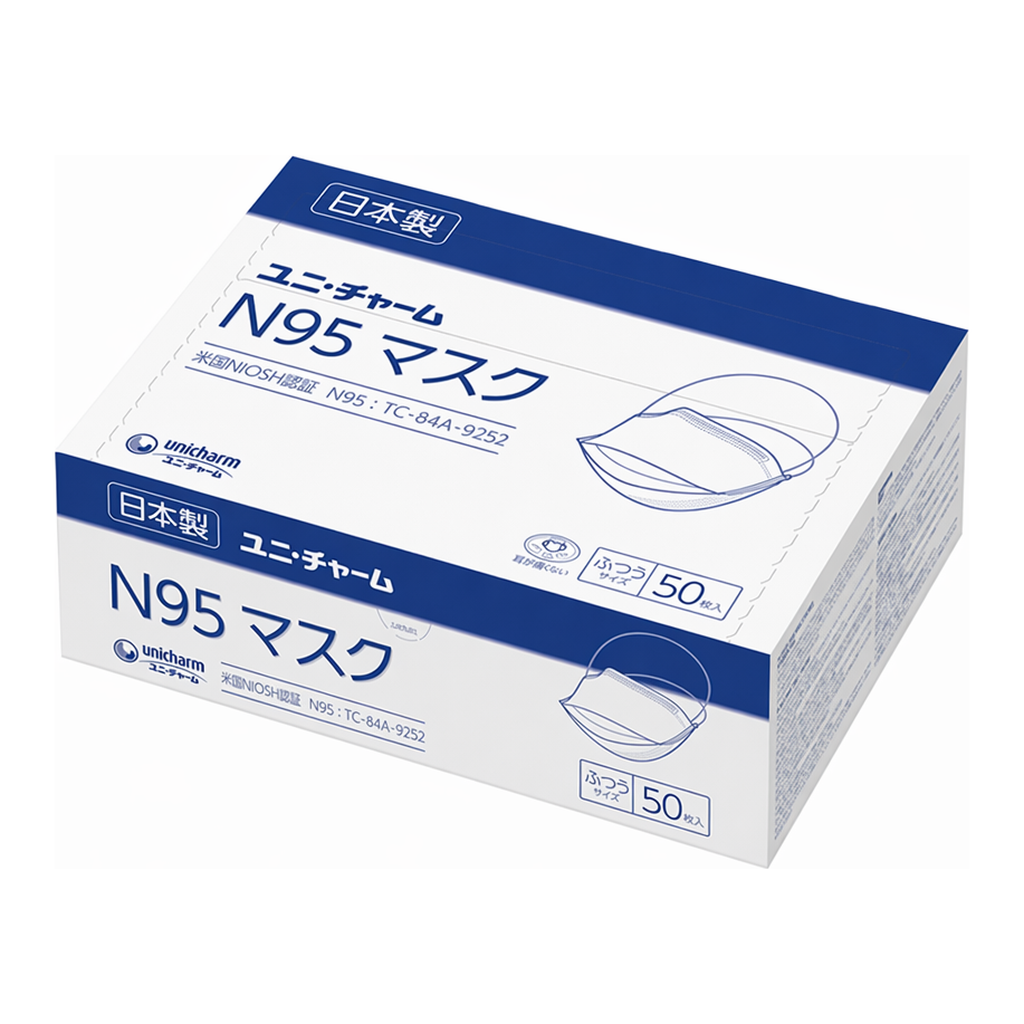 AS ONE N95 Mask Duckbill Type(NIOSH Certified), N95 마스크 덕빌 타입(NIOSH 인증)