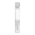Waters Polypropylene 8 x 40 mm Snap Neck Total Recovery Vial with Polyethylene Septumless Cap, 700 µL Volume, 100/pk