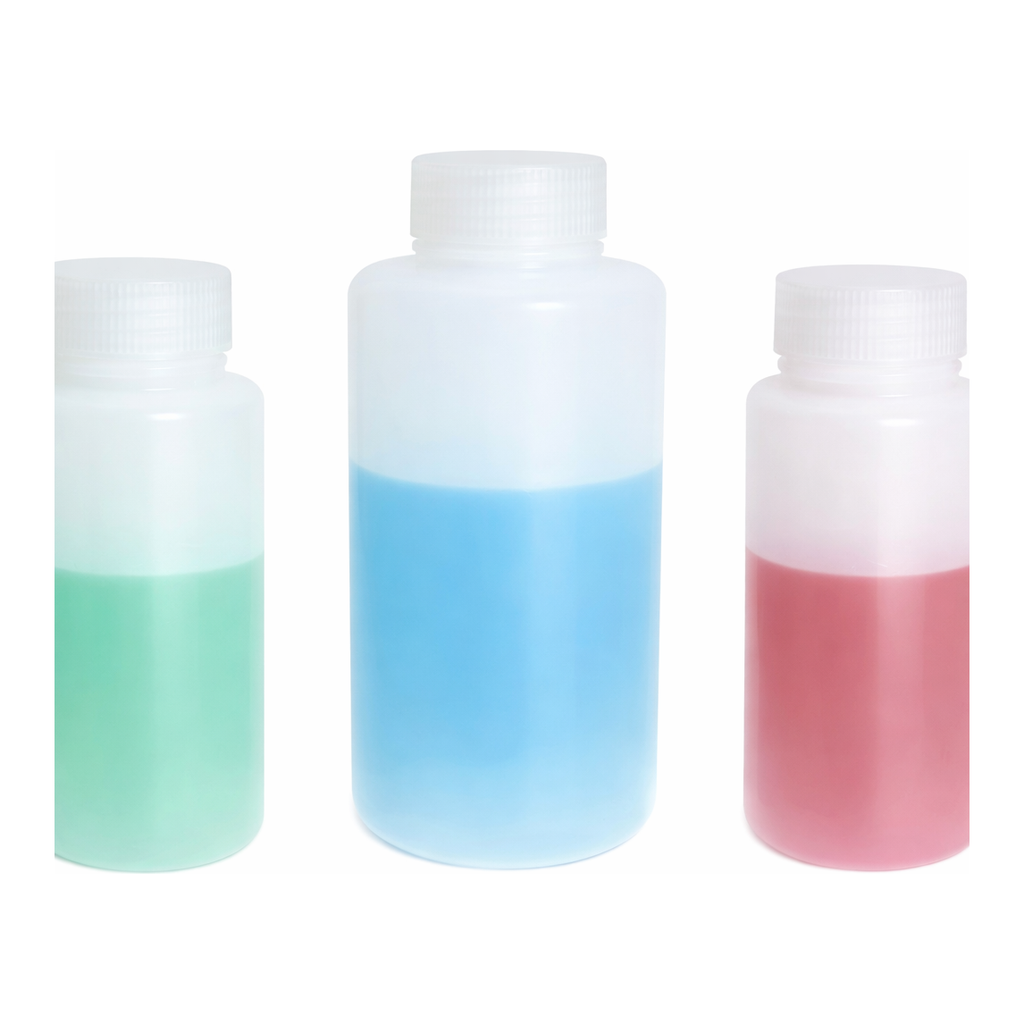 Thermo Fisher Scientific Cole-Parmer Wide-Mouth HDPE Bottles, 250mL