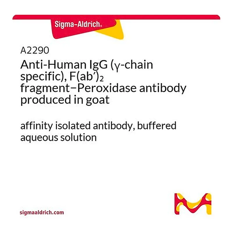 Merck Anti-Human IgG (gamma-chain specific), F(ab')2 fragment-Peroxidase antibody produced in goat