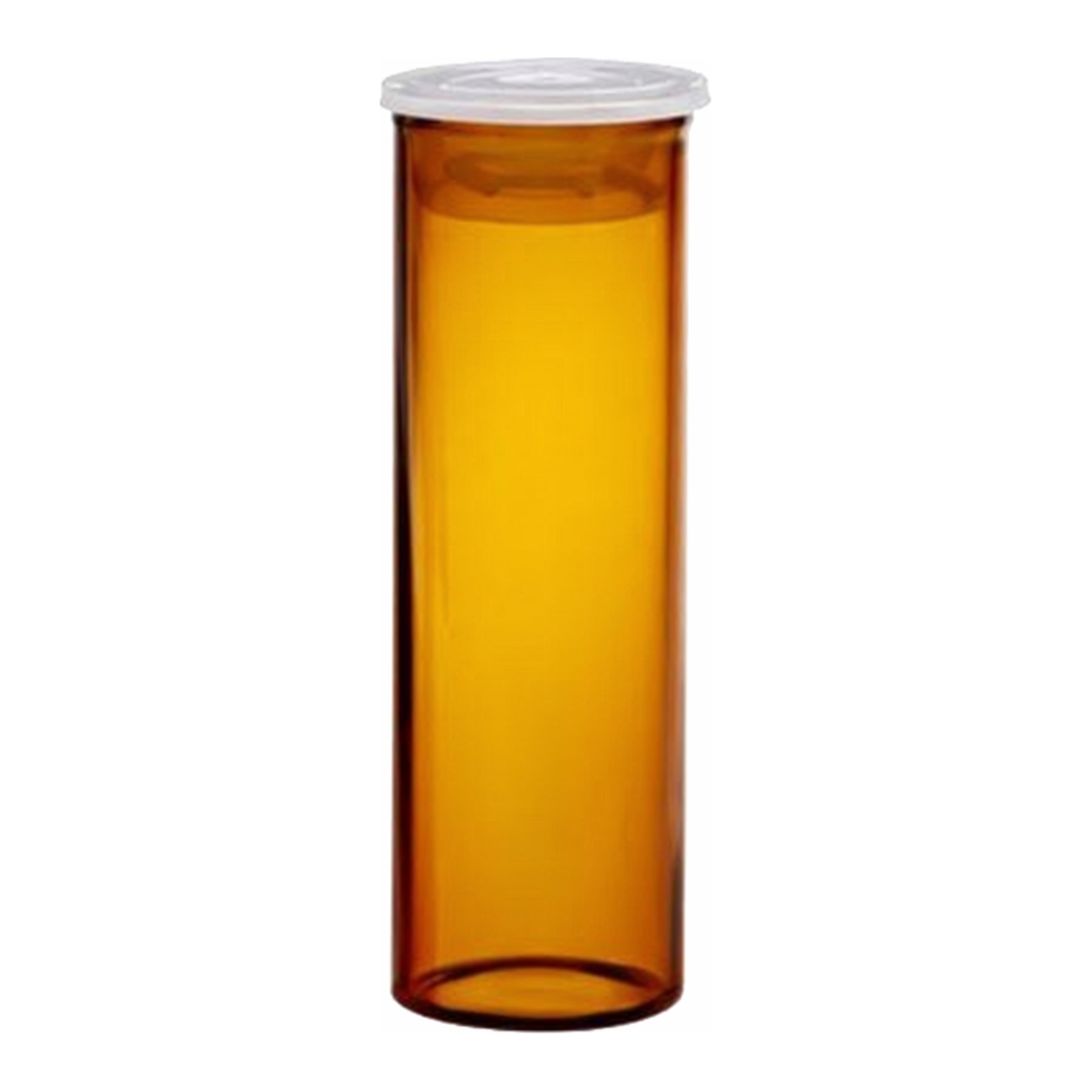 Waters Amber Glass 15 x 45 mm Snap Neck Vial, 4 mL Volume, 100/pk