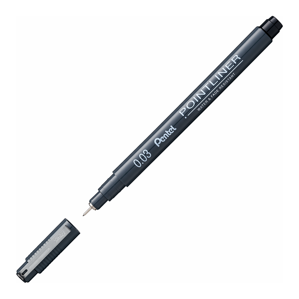OFFICENEX 펜텔 포인트라이너 0.03mm 블랙