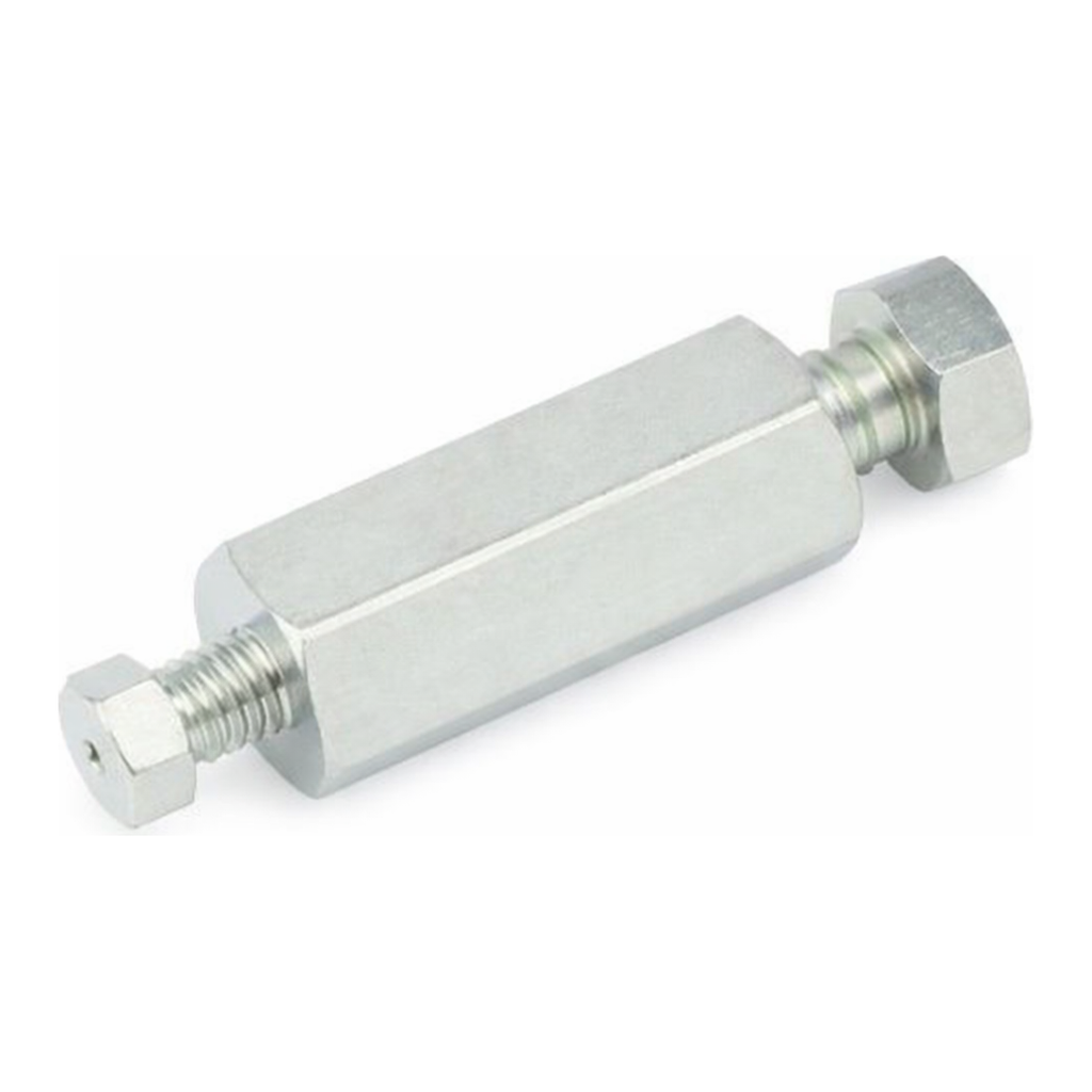 Restek Connectors, Valco, Zero Dead Volume Internal Reducing Union 1/8in to 1/16in, 1/16in bore