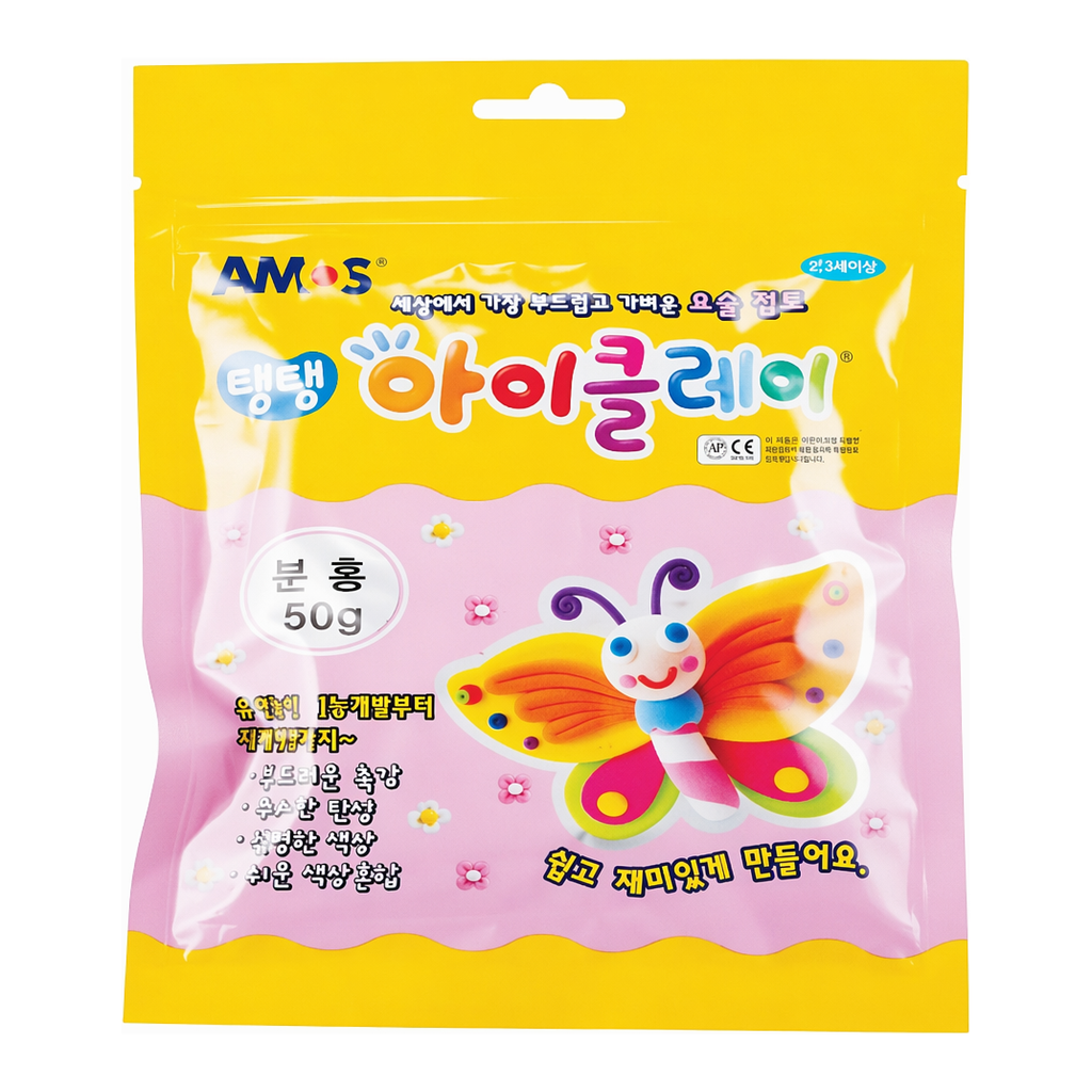 OFFICENEX 아이클레이 낱색 분홍(50g)
