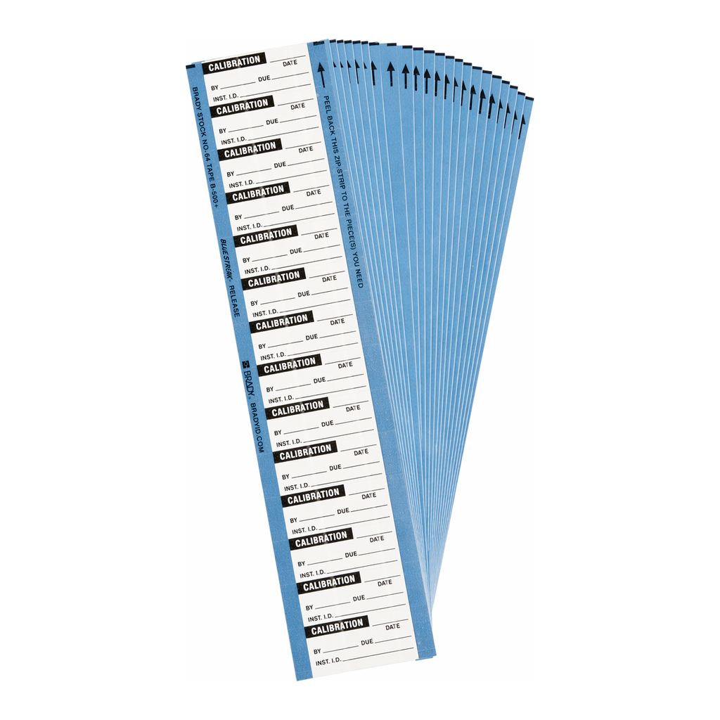 Brady Calibration Write-On Labels
