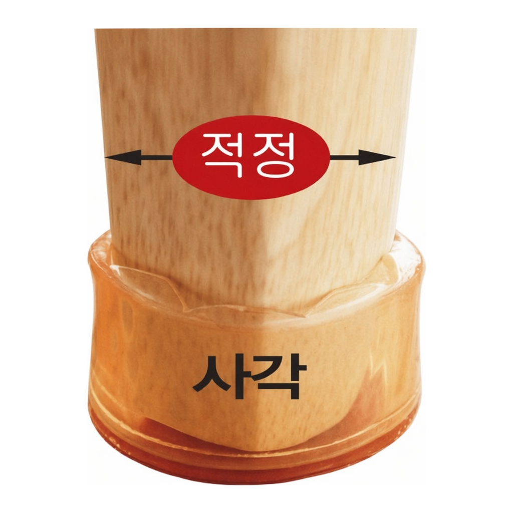 OFFICENEX [P]긁힘방지의자캡(사각/투명/중/0571/4개입/아트사인)