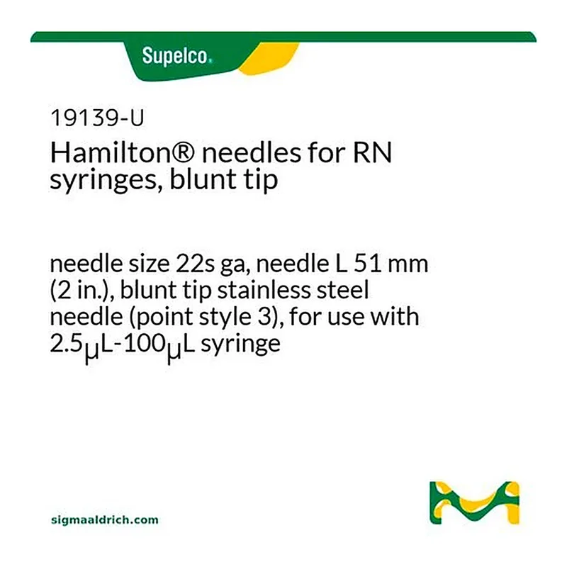 Merck PK6 NEEDLES 22S GA 2IN PT3 2.5UL-100UL