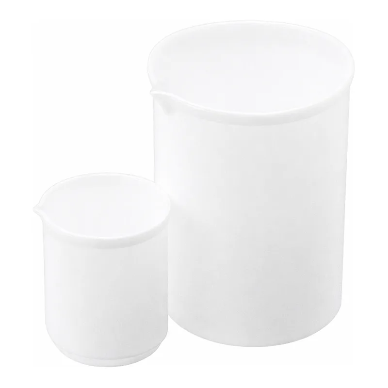 AS ONE PTFE Beaker. with Pouring Spout. Autoclavable, PTFE 비커. 불투명