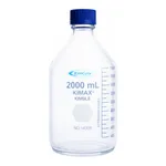 GL45 Coated Wide Mouth Laboratory Bottle, Kimble GL45 안전코팅 병, KimCote