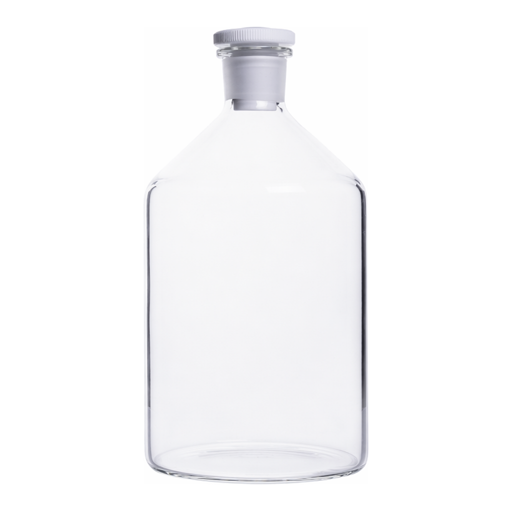 Solution Bottle With PTFE Flathead Stopper, Kimble 스토퍼형 용액병