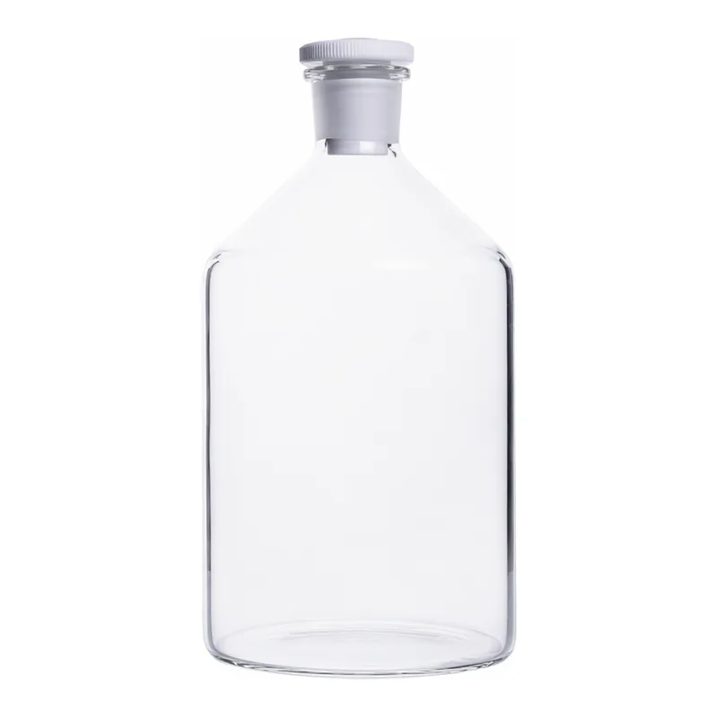 Solution Bottle With PTFE Flathead Stopper, Kimble 스토퍼형 용액병