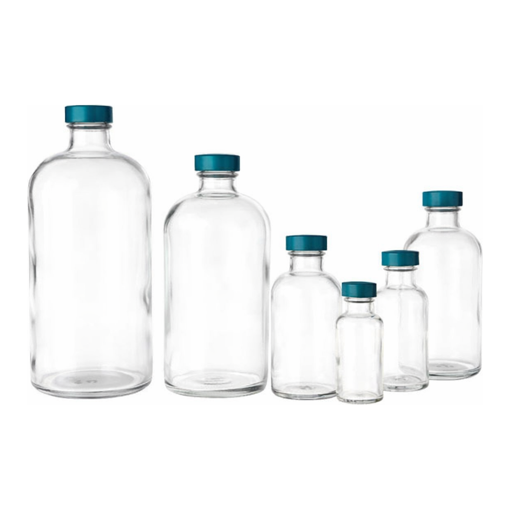 Glass Narrow Neck Bottle 세구병, with Teflon Lined Cap