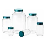 Glass Wide Neck Bottle 광구병, with Teflon Lined Cap