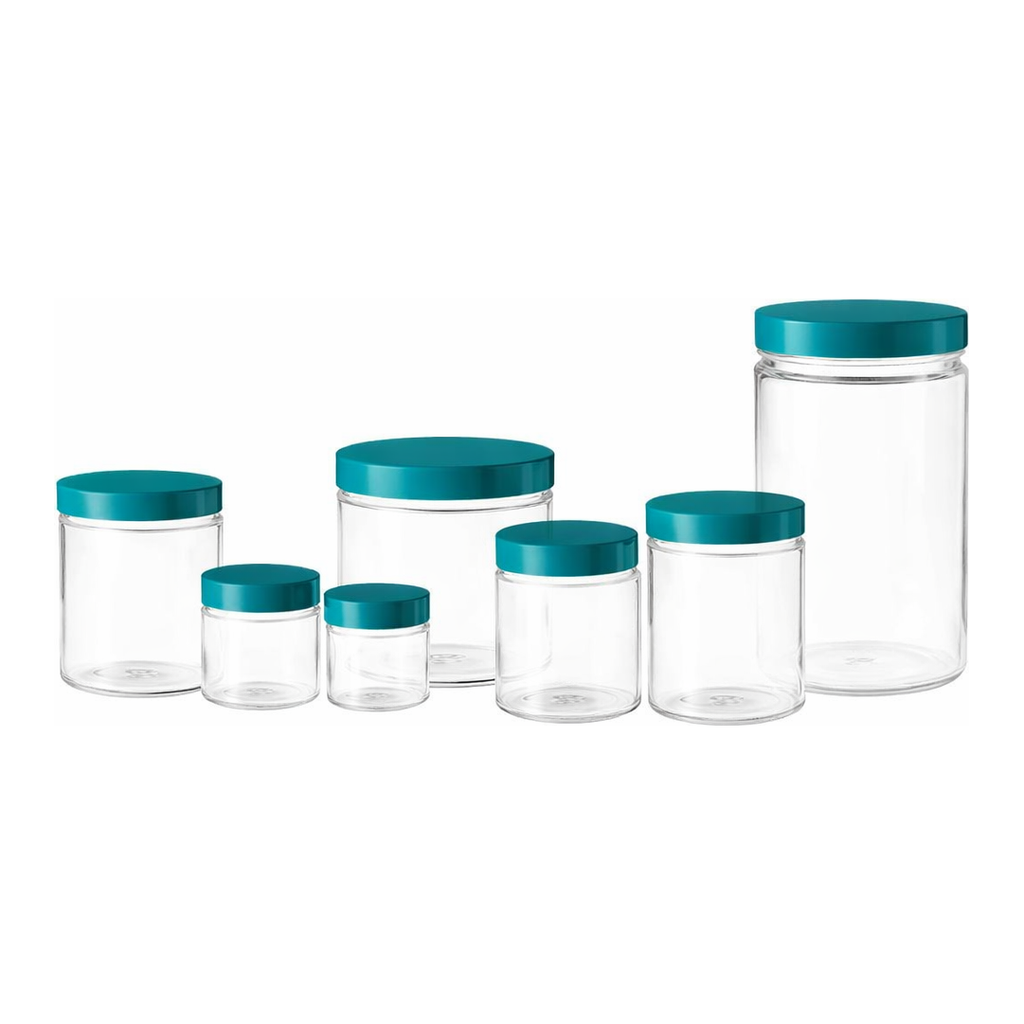 Short Straight Side Round Bottle Jar 단형 대 광구병, with Teflon Lined Cap
