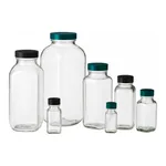 Wide Mouth French Square Bottle Jar 사각 대 광구병, wTeflon Lined Cap