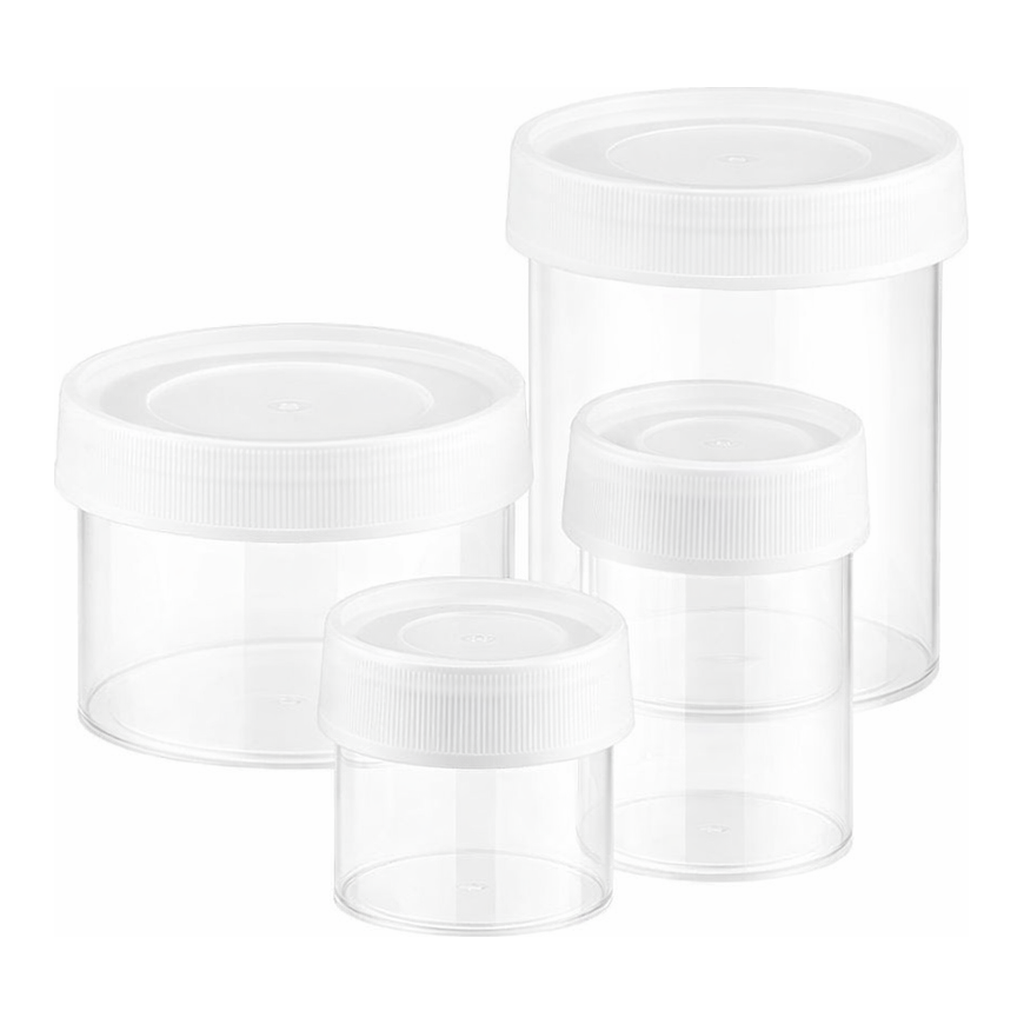 Straight Side wide Mouth Jar Bottle, PC PC 단형 대 광구병 쟈