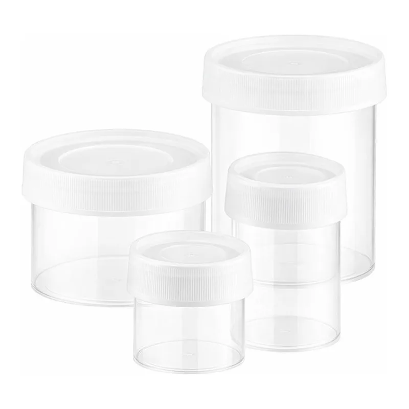 Straight Side wide Mouth Jar Bottle, PC PC 단형 대 광구병 쟈