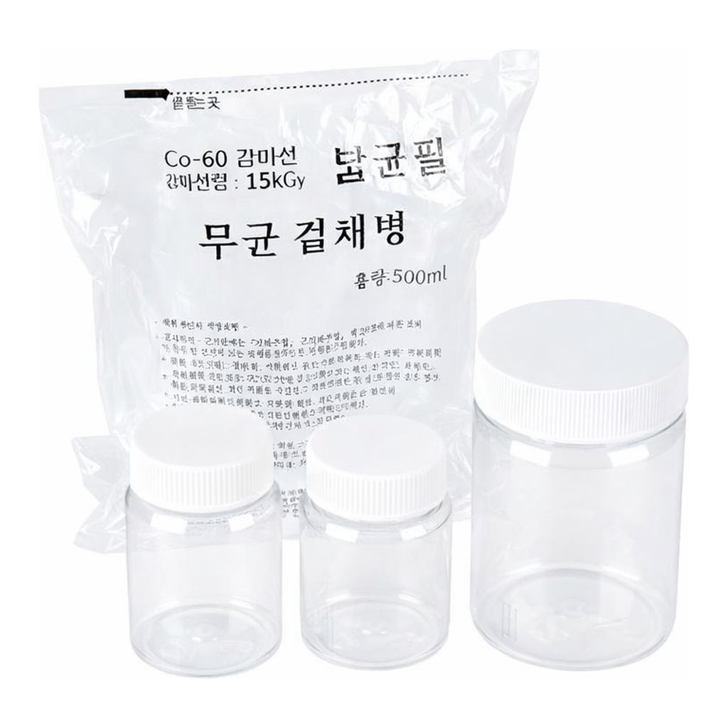 Sterile PET Sample Bottle PET 무균 검채병