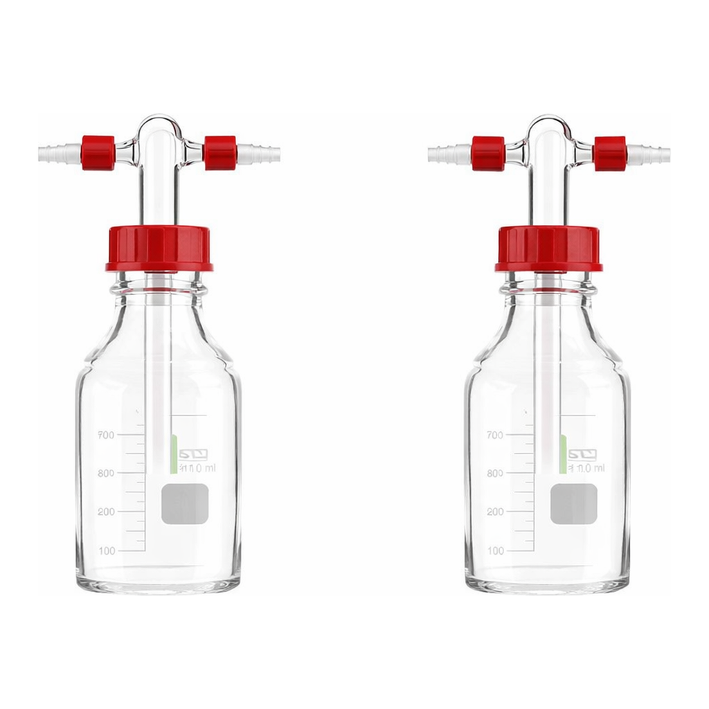 Gas Washing Bottle 스크류 캡 가스 세척병, LukeGL