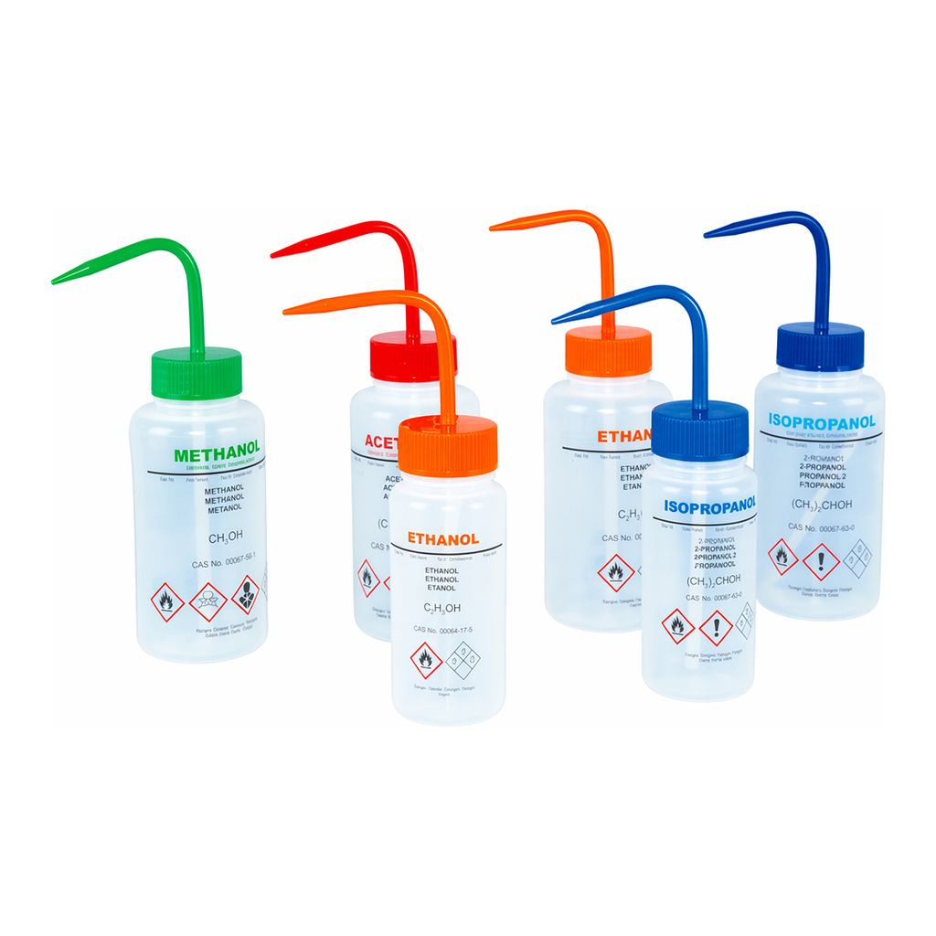 Labeled Wash Bottle 광구 라벨 세척병