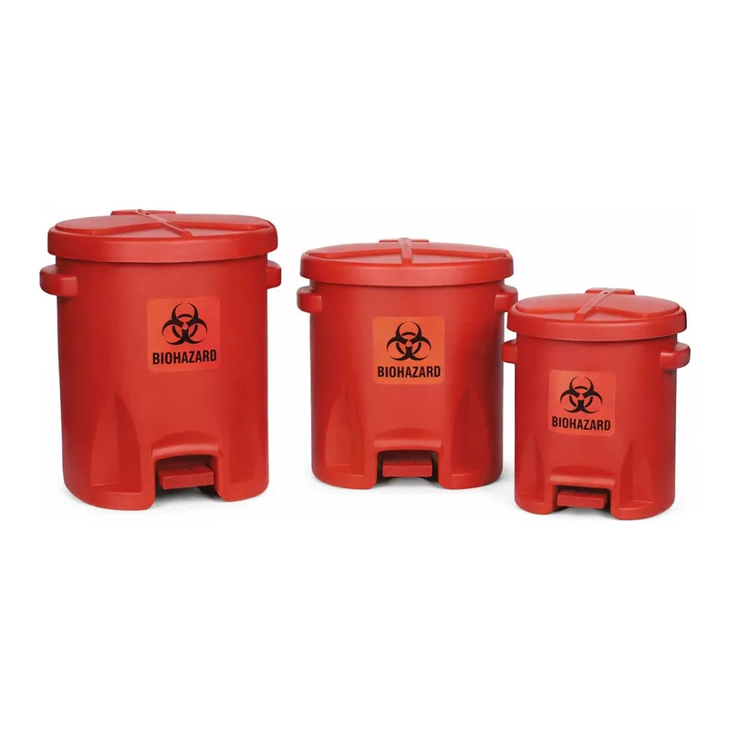 Safety Biohazardous Waste Can 바이오하자드 안전 폐액통