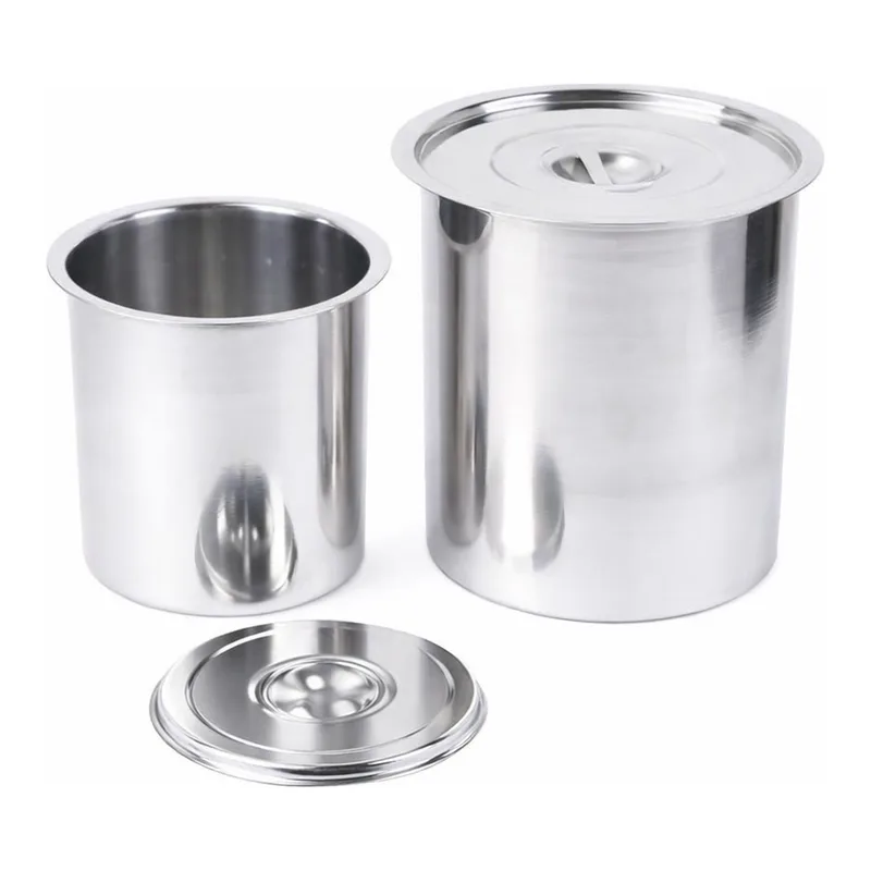 Cylindrical Stainless Steel Container 타원형 스테인레스 용기