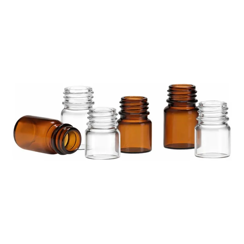 Compound Wide-Mouth Vial with Cap 광구 바이알, 캡 일체형