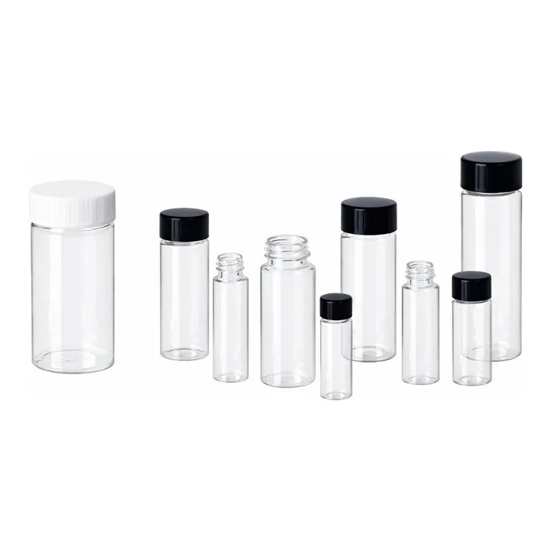 Economy Sample Vial 보급형 투명 바이알, 캡포함